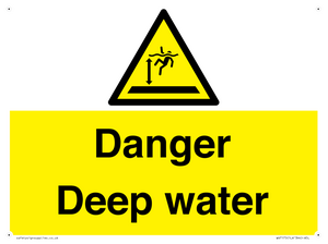 Danger Deep water